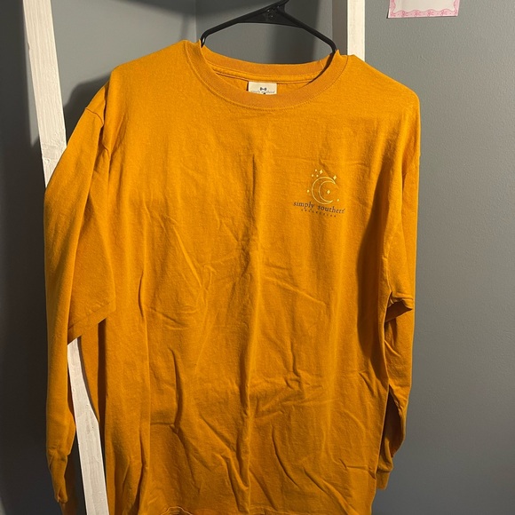 Simply Southern Tops - Simply Southern Mustard Long Sleeve Tee